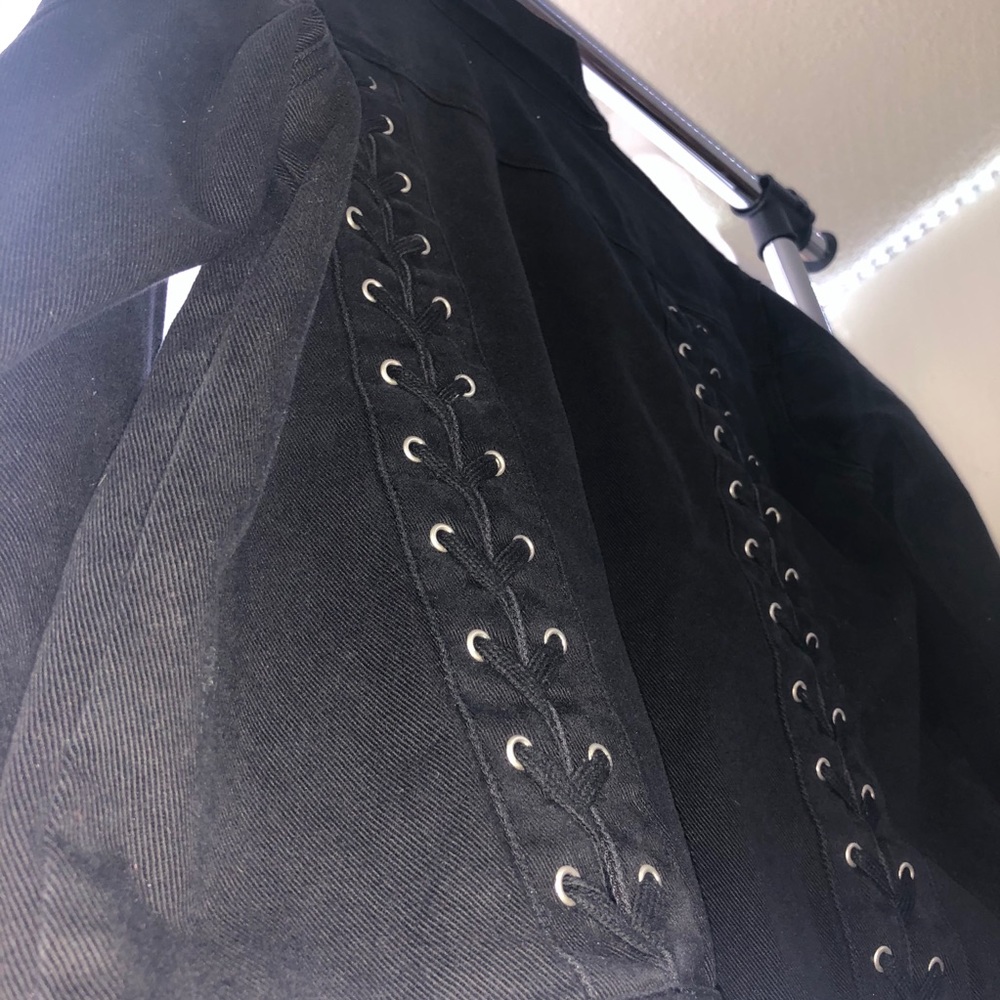 Black jean jacket